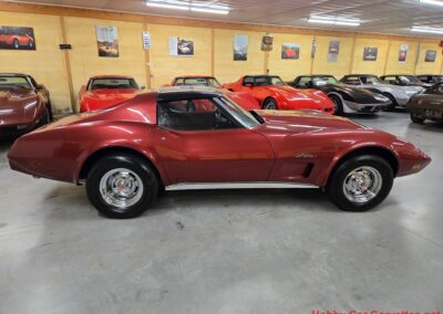 1975 Dark Red Corvette Stingray For Sale