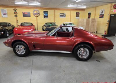 1975 Dark Red Corvette Stingray For Sale