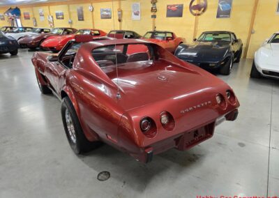 1975 Dark Red Corvette Stingray For Sale
