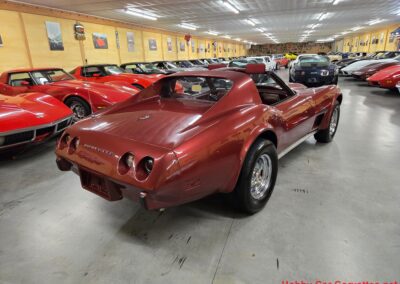 1975 Dark Red Corvette Stingray For Sale