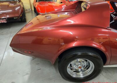 1975 Dark Red Corvette Stingray For Sale