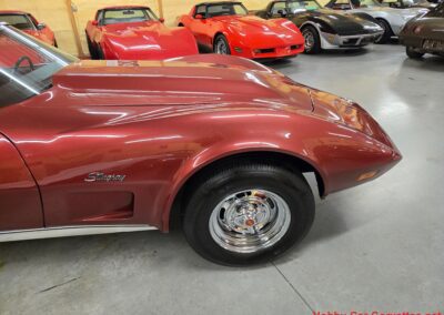 1975 Dark Red Corvette Stingray For Sale