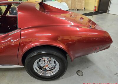 1975 Dark Red Corvette Stingray For Sale