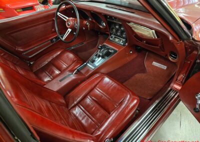 1975 Dark Red Corvette Stingray For Sale