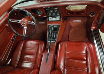 1975 Dark Red Corvette Stingray For Sale