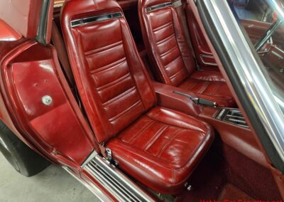 1975 Dark Red Corvette Stingray For Sale