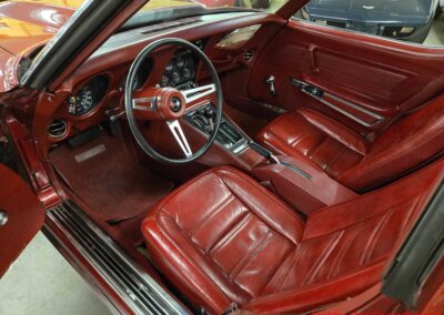 1975 Dark Red Corvette Stingray For Sale