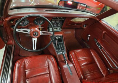 1975 Dark Red Corvette Stingray For Sale