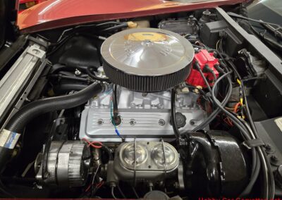 1975 Dark Red Corvette Stingray For Sale