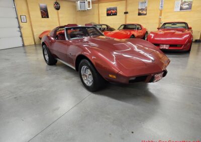 1975 Dark Red Corvette Stingray For Sale