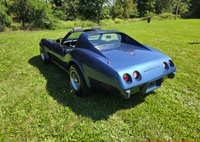 1975 Steel Blue Stingray Corvette 4spd Manual
