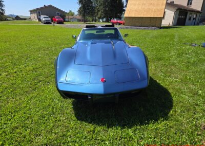 1975 Steel Blue Stingray Corvette 4spd Manual