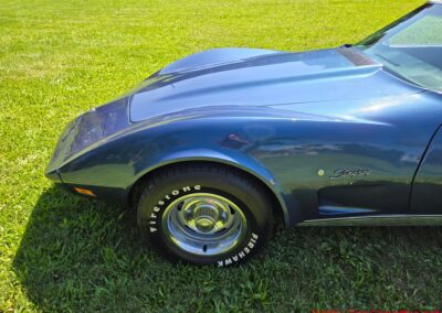 1975 Steel Blue Stingray Corvette 4spd Manual