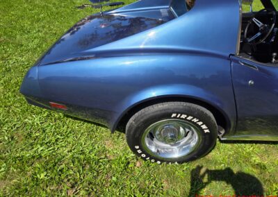 1975 Steel Blue Stingray Corvette 4spd Manual