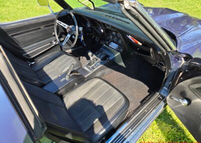 1975 Steel Blue Stingray Corvette 4spd Manual