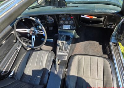 1975 Steel Blue Stingray Corvette 4spd Manual