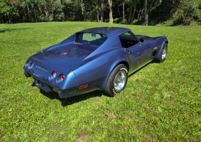 1975 Steel Blue Stingray Corvette 4spd Manual