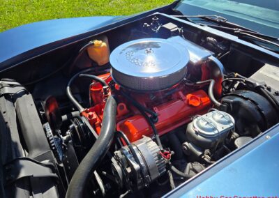 1975 Steel Blue Stingray Corvette 4spd Manual