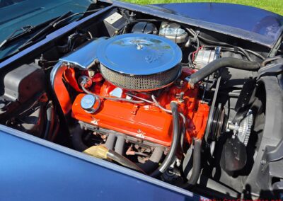 1975 Steel Blue Stingray Corvette 4spd Manual