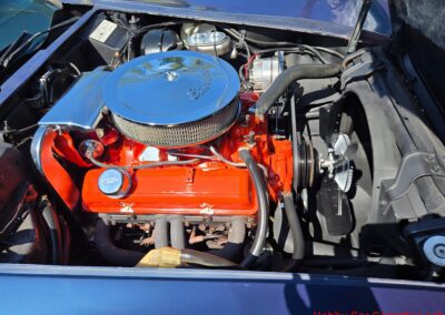 1975 Steel Blue Stingray Corvette 4spd Manual