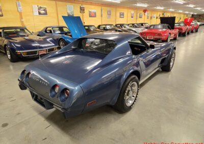 1975 Steel Blue Stingray Corvette 4spd Manual