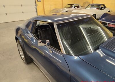1975 Steel Blue Stingray Corvette 4spd Manual