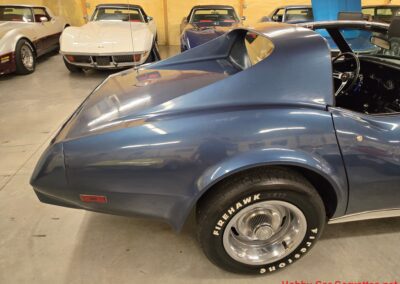 1975 Steel Blue Stingray Corvette 4spd Manual