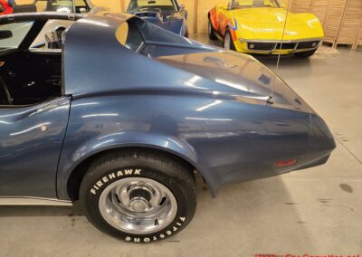 1975 Steel Blue Stingray Corvette 4spd Manual