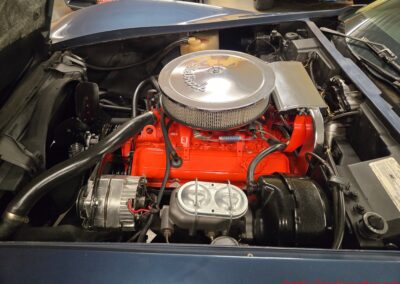 1975 Steel Blue Stingray Corvette 4spd Manual