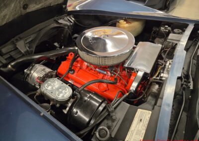 1975 Steel Blue Stingray Corvette 4spd Manual