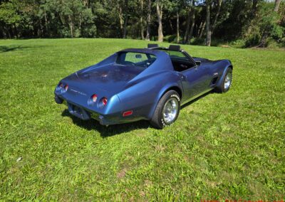 1975 Steel Blue Stingray Corvette 4spd Manual