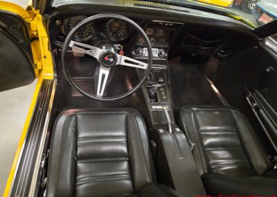 1975 Bright Yellow Corvette Convertible Four Speed For Sale