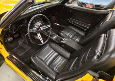 1975 Bright Yellow Corvette Convertible Four Speed For Sale