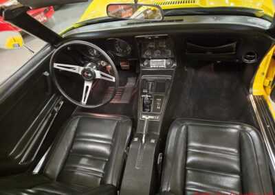 1975 Bright Yellow Corvette Convertible Four Speed For Sale