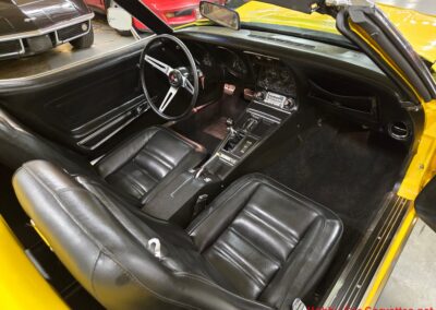 1975 Bright Yellow Corvette Convertible Four Speed For Sale