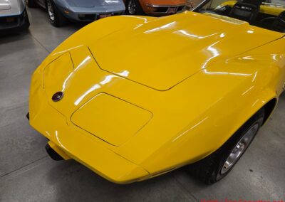 1975 Bright Yellow Corvette Convertible Four Speed For Sale
