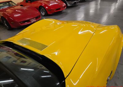 1975 Bright Yellow Corvette Convertible Four Speed For Sale
