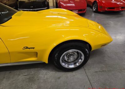 1975 Bright Yellow Corvette Convertible Four Speed For Sale