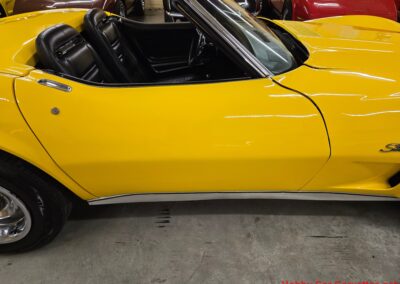 1975 Bright Yellow Corvette Convertible Four Speed For Sale