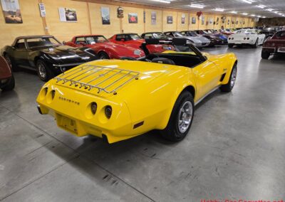 1975 Bright Yellow Corvette Convertible Four Speed For Sale