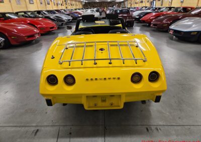 1975 Bright Yellow Corvette Convertible Four Speed For Sale