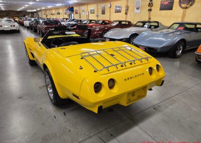 1975 Bright Yellow Corvette Convertible Four Speed For Sale