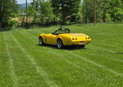 1975 Bright Yellow Corvette Convertible Four Speed For Sale