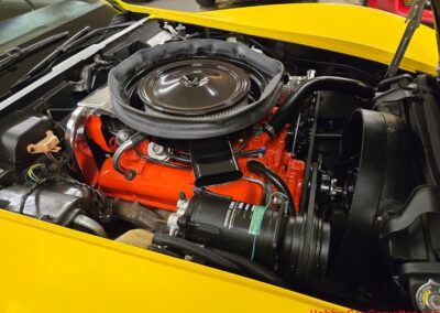 1975 Bright Yellow Corvette Convertible Four Speed For Sale