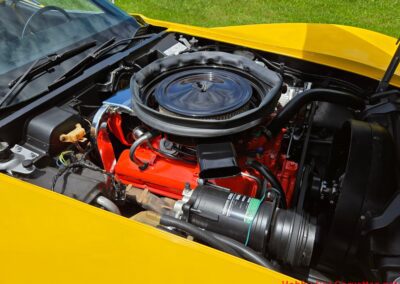 1975 Bright Yellow Corvette Convertible Four Speed For Sale