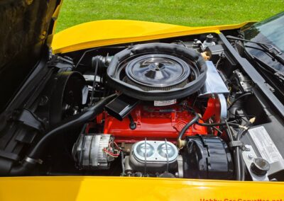 1975 Bright Yellow Corvette Convertible Four Speed For Sale