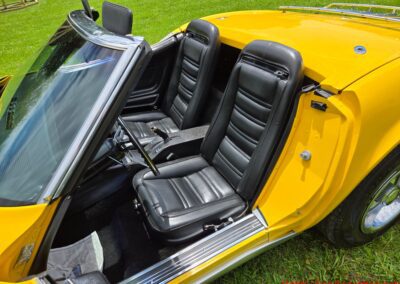 1975 Bright Yellow Corvette Convertible Four Speed For Sale