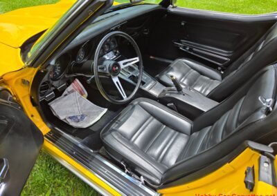 1975 Bright Yellow Corvette Convertible Four Speed For Sale
