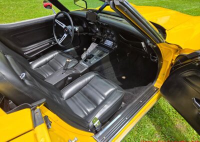 1975 Bright Yellow Corvette Convertible Four Speed For Sale