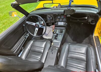1975 Bright Yellow Corvette Convertible Four Speed For Sale